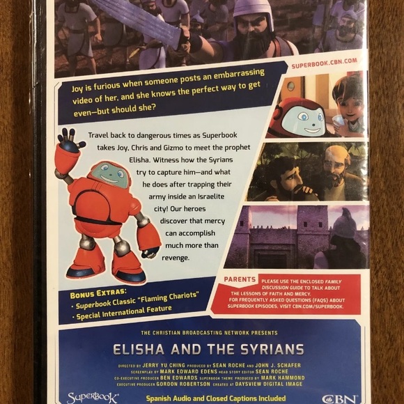 SuperBook Elisha And The Syrians 2016 DVD - Picture 3 of 4